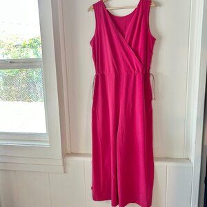 NWOT Title 9 Pink Jumpsuit Great for Travel size L